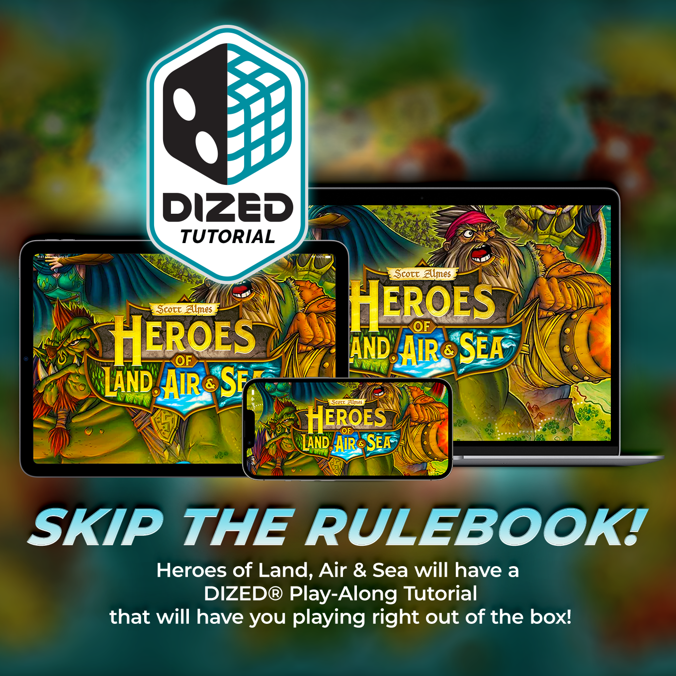 Heroes of Land, Air & Sea - Deluxe Reprint by Michael Coe - Gamelyn Games