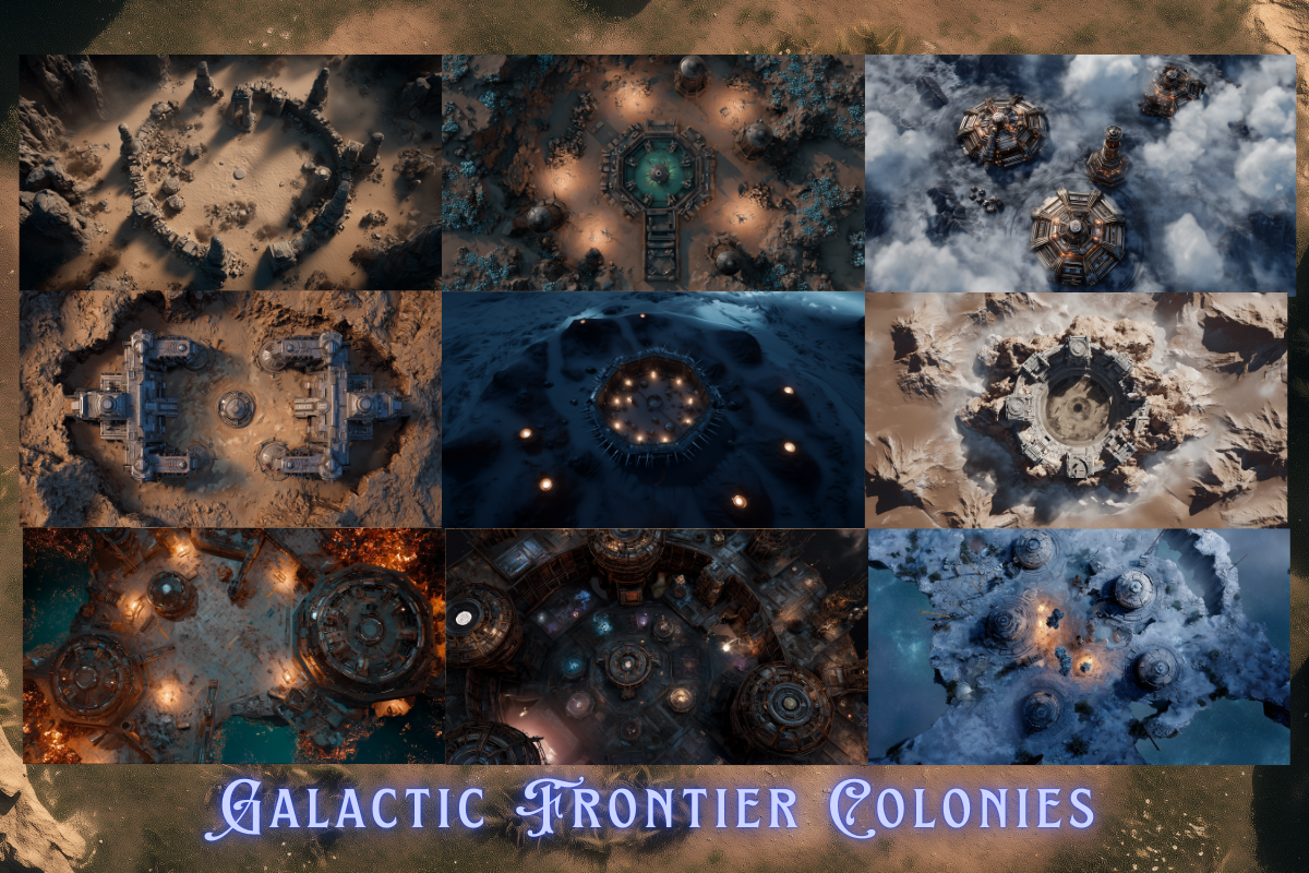 1100+ Sci-fi Battlemaps for TTRPG and VTT by Agnesagraphic - Gamefound