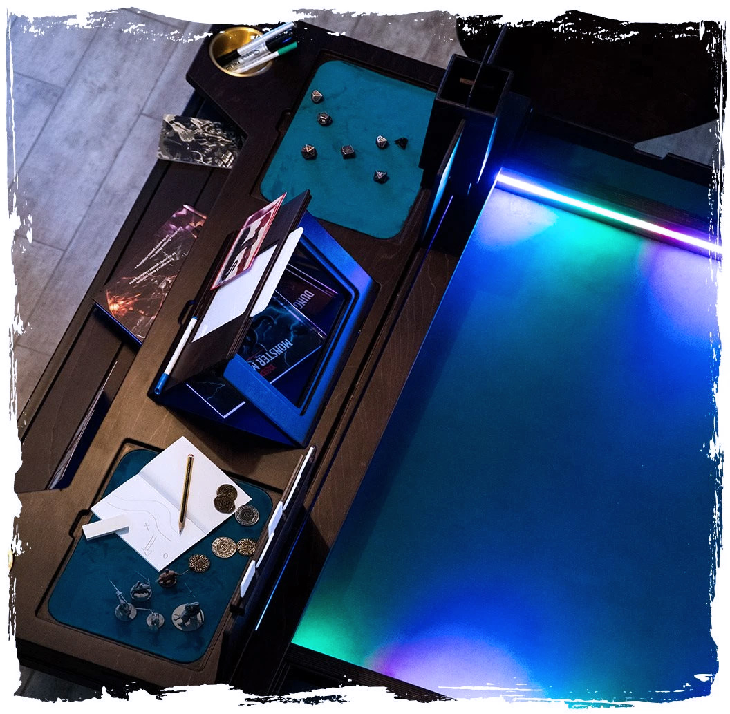 Sunnygeeks 2.0 - Modular Gaming Table by Rathskellers - Gamefound