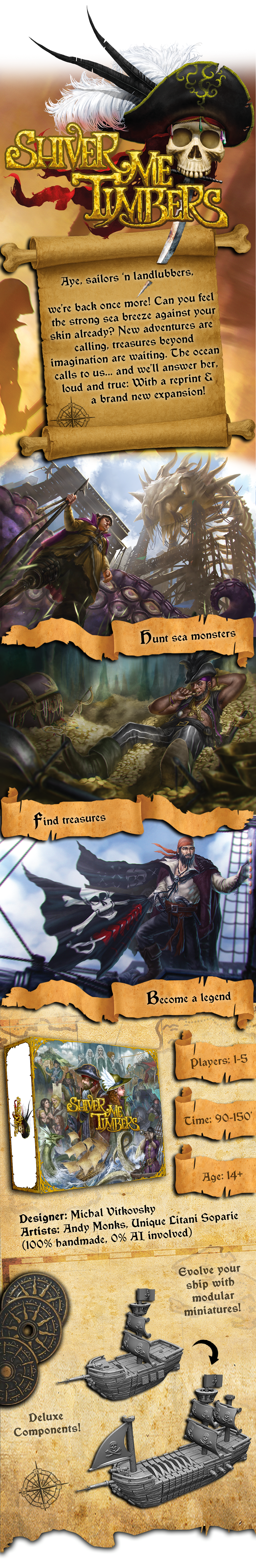 SHIVER ME TIMBERS (Reprint + Brand New Expansion) by