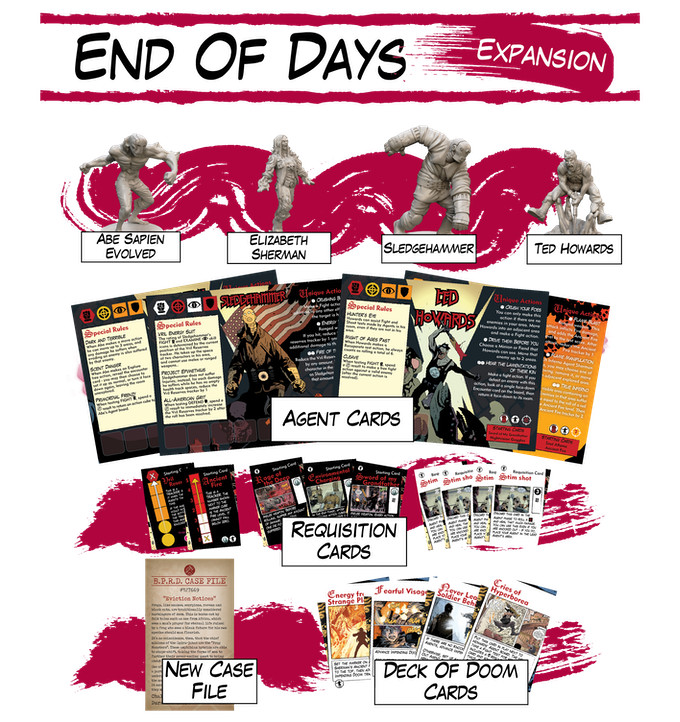Mantic Games Hellboy The Board Game The Wild Hunt Expansion | Horror Game | Mystery Game | Cooperative Game For Adults And Teens | Ages 14 | 1-4 Players | Average Playtime 60 Minutes | Made