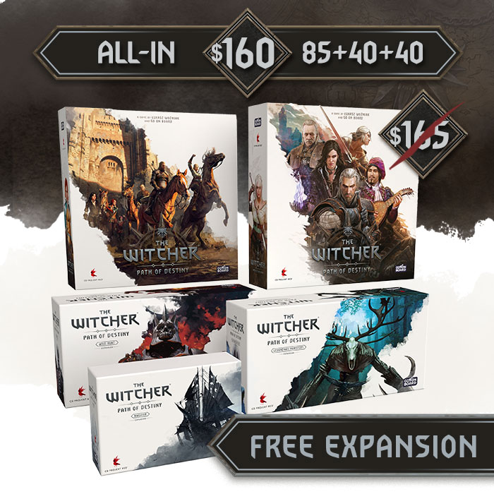 The Witcher: Path of Destiny by Go On Board - ALL-IN + new ADD-ON