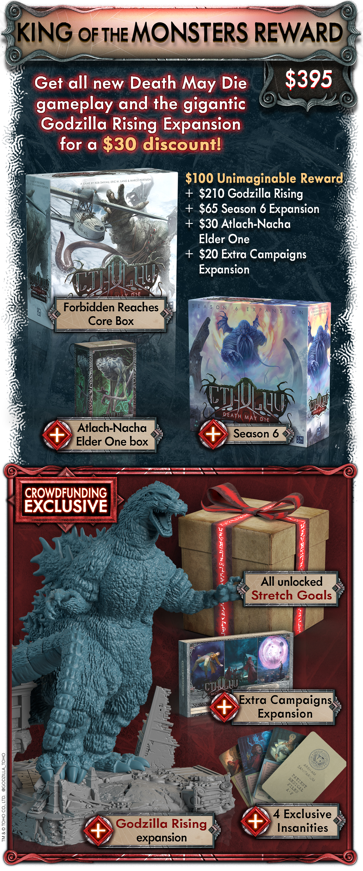 Cthulhu: Death May Die - Forbidden Reaches by CMON - Extra Cthulhu: Death May Die - Forbidden Reaches by CMON - Extra