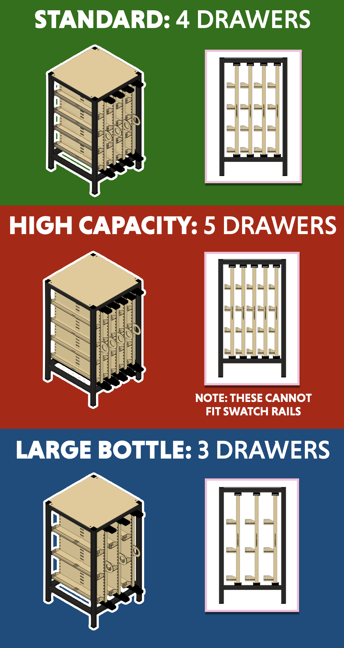 MIXRACK Modular Paint Storage and Hobby Workstation by Grim Rabbit ...