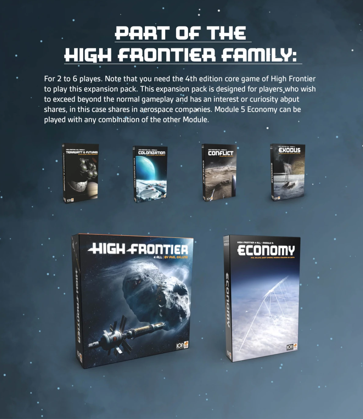 High Frontier 4 All Module 5 by ION - Gamefound