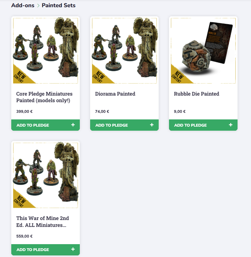 This War of Mine Second Edition by Awaken Realms - Pledge Manager