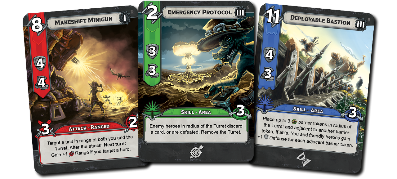 Guards of Atlantis II Tabletop MOBA by Wolffdesigna "Defiant" Hero