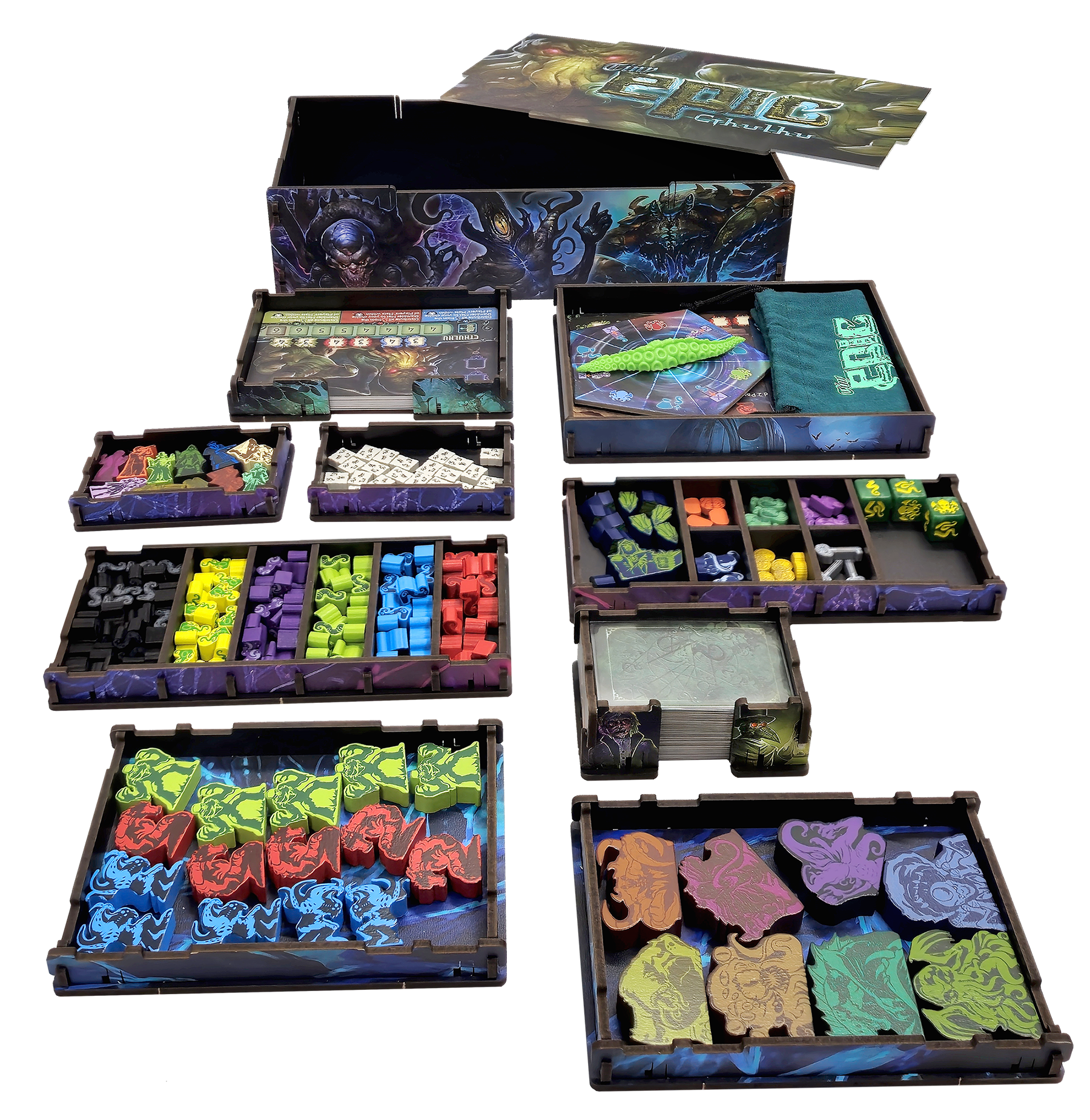 Colorful inserts with original artworks for popular games 3 by ...