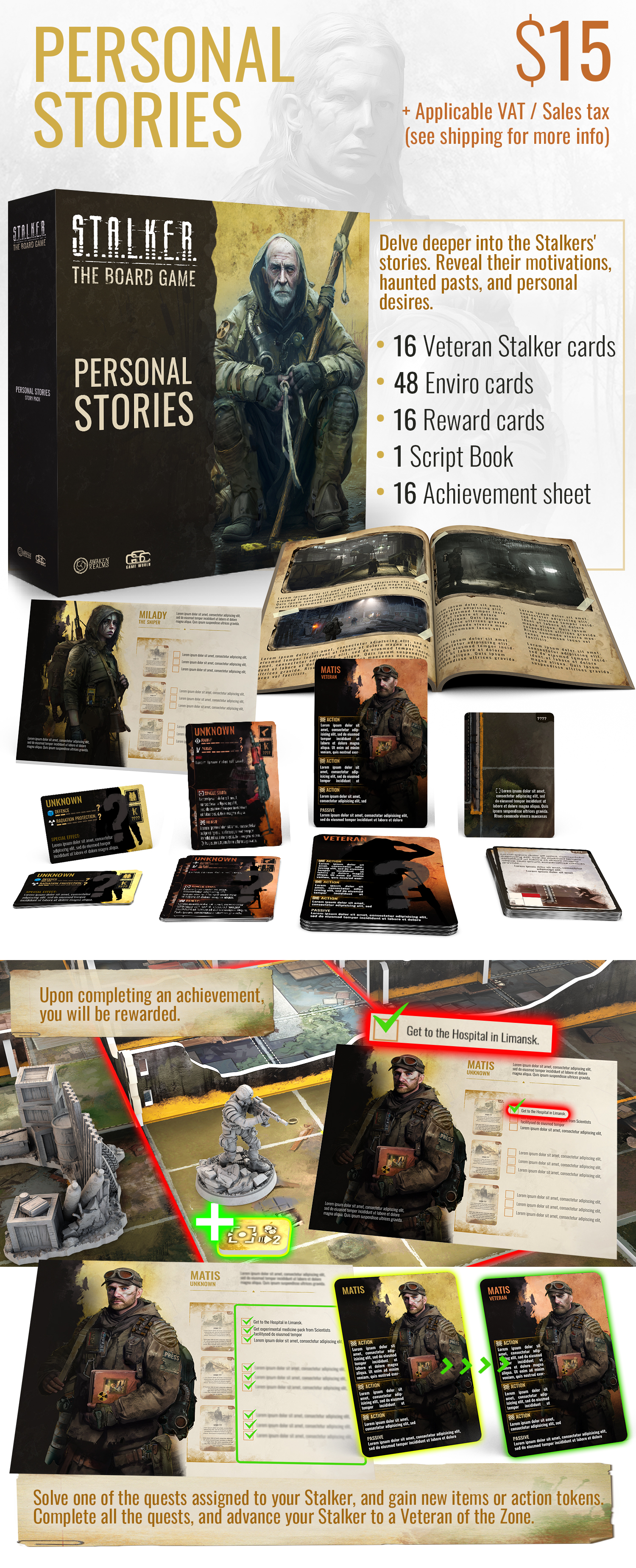 S.T.A.L.K.E.R. The Board Game by Awaken Realms - Personal Stories -  Gamefound