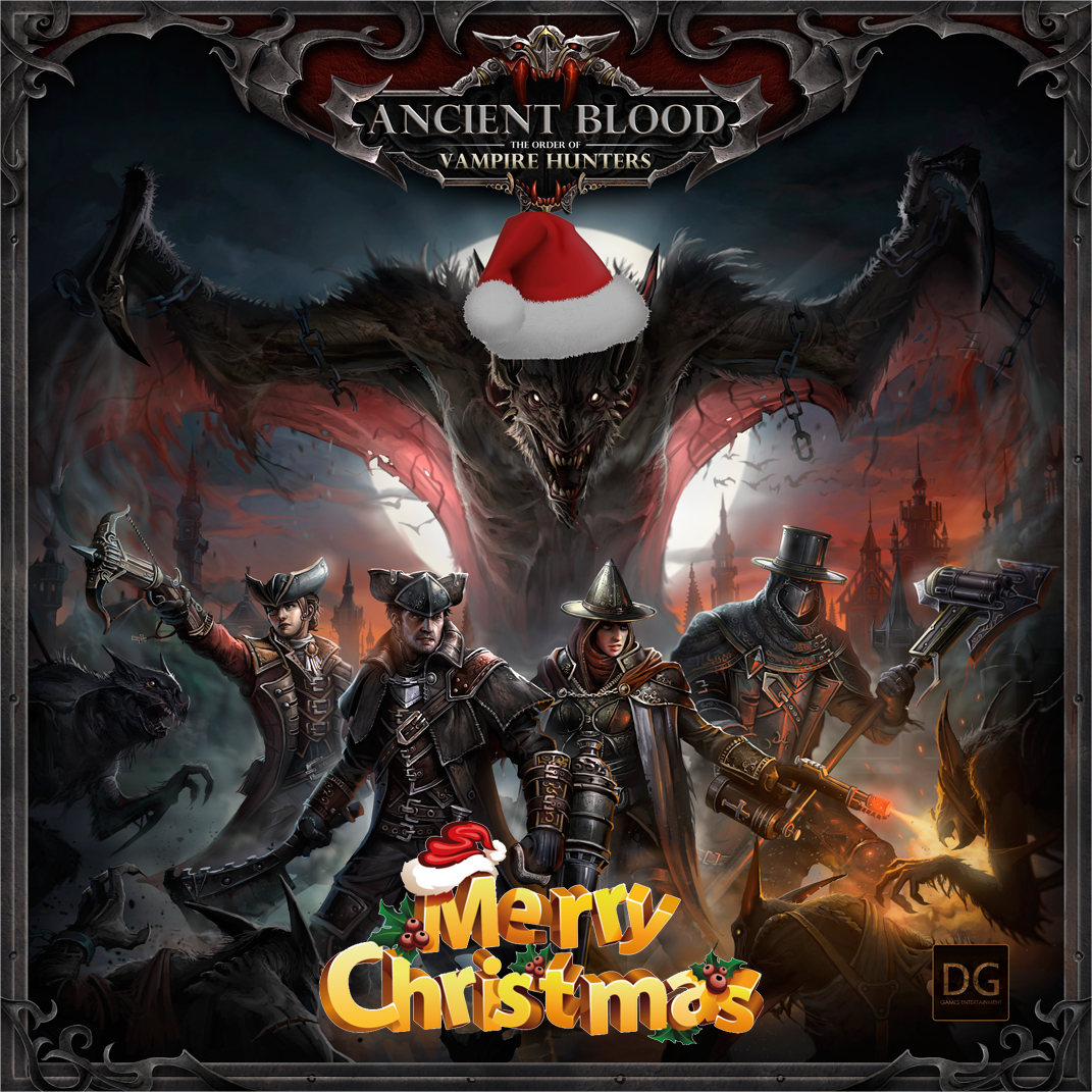 Ancient Blood - The Order of Vampire Hunters by Dark Gate Games - Merry  Vampire Christmas! - Gamefound