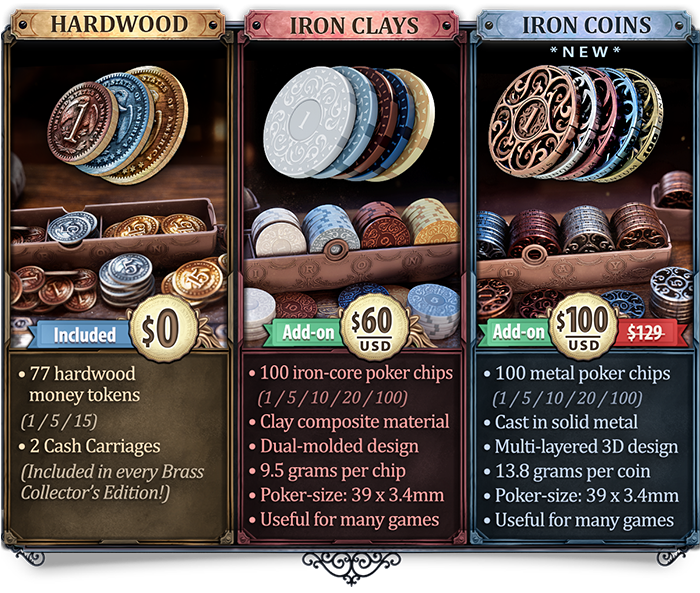 Brass: Pittsburgh by Roxley Games - The Iron Bank - Three Brass: Pittsburgh by Roxley Games - The Iron Bank - Three