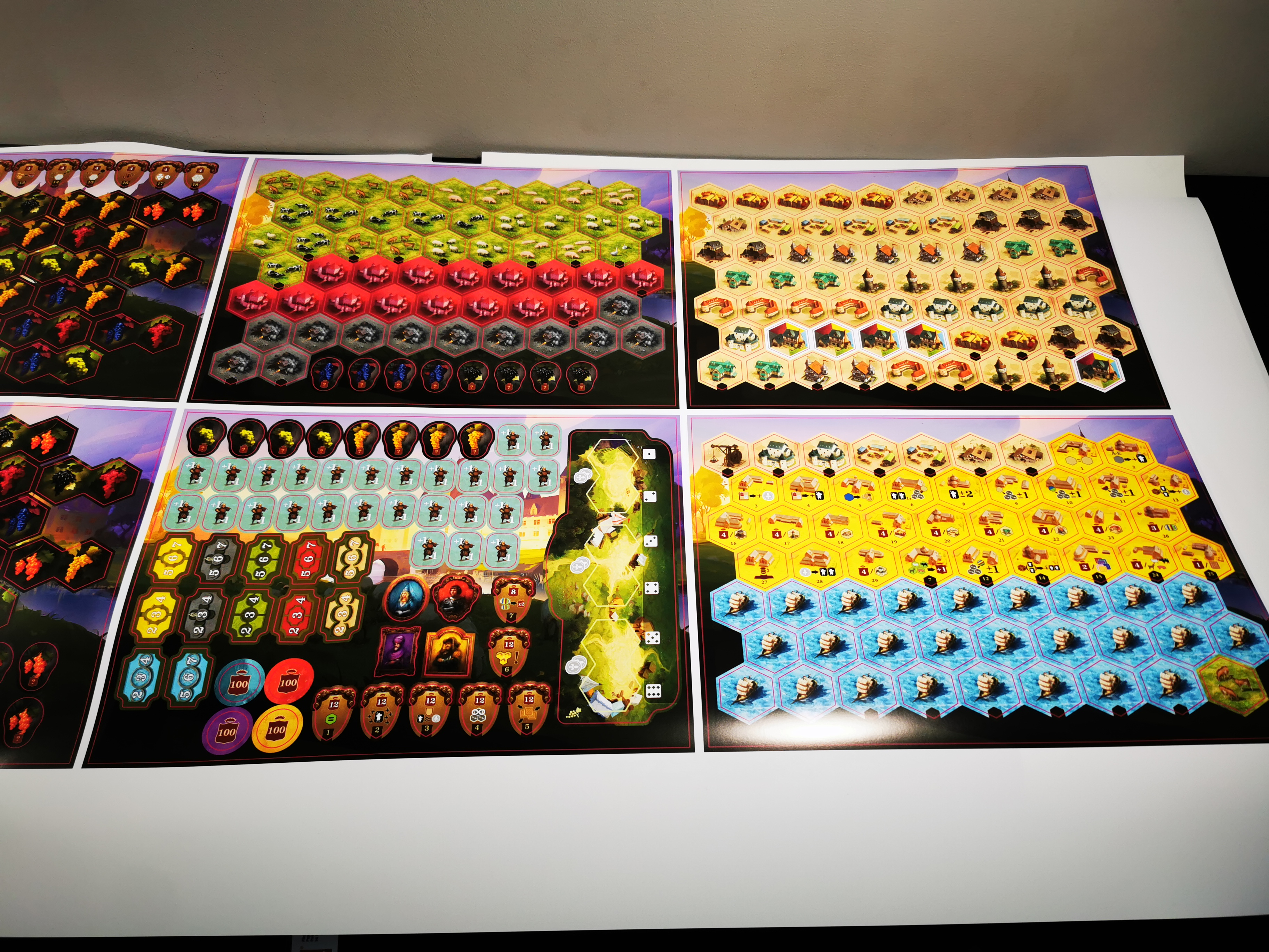 Castles of Burgundy: Special Edition by Awaken Realms - Development update  #2 / We are crafting Special Edition prototypes! - Gamefound