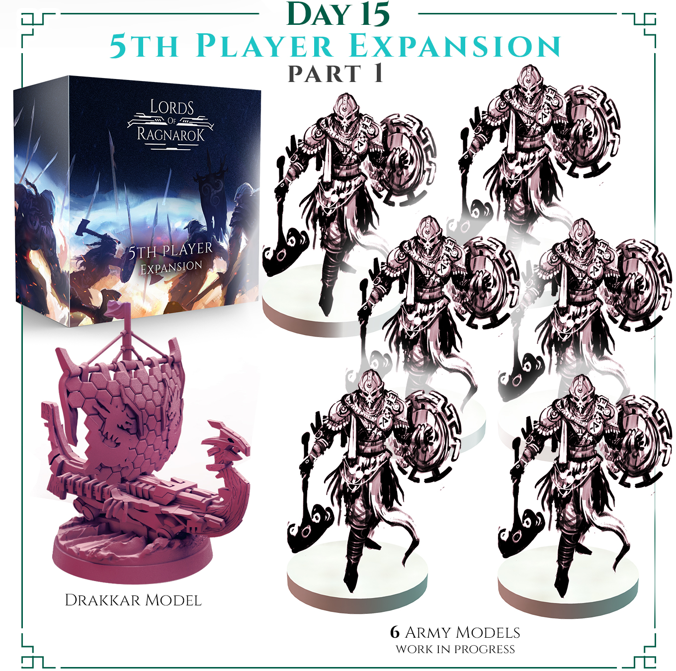 Extension Awaken Realms Lords Of Ragnarok Seas Of Aegir - Pack Premium, Qualité Supérieure, Pour Adultes