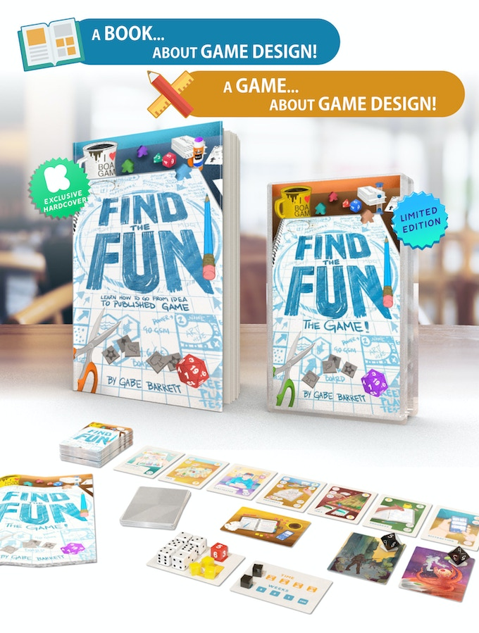 Find the Fun Game Design Resources by Gabe Barrett Gamefound