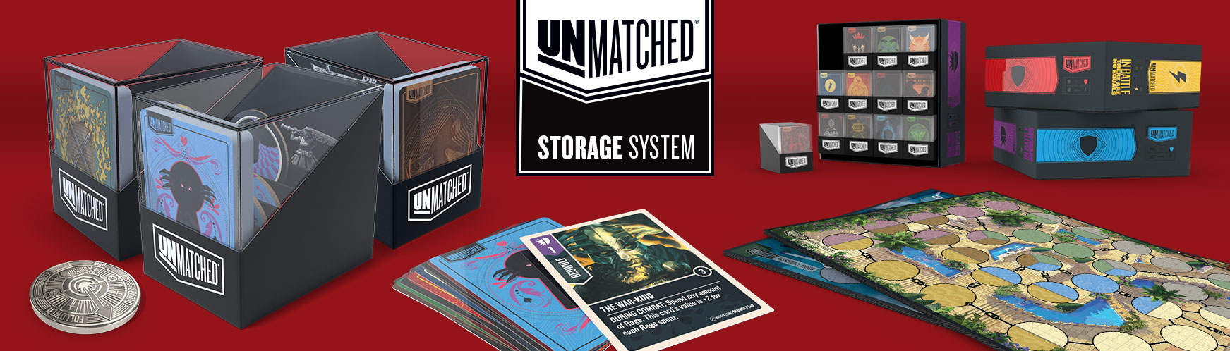 Unmatched: Storage and Accessories by Restoration Games - Gamefound