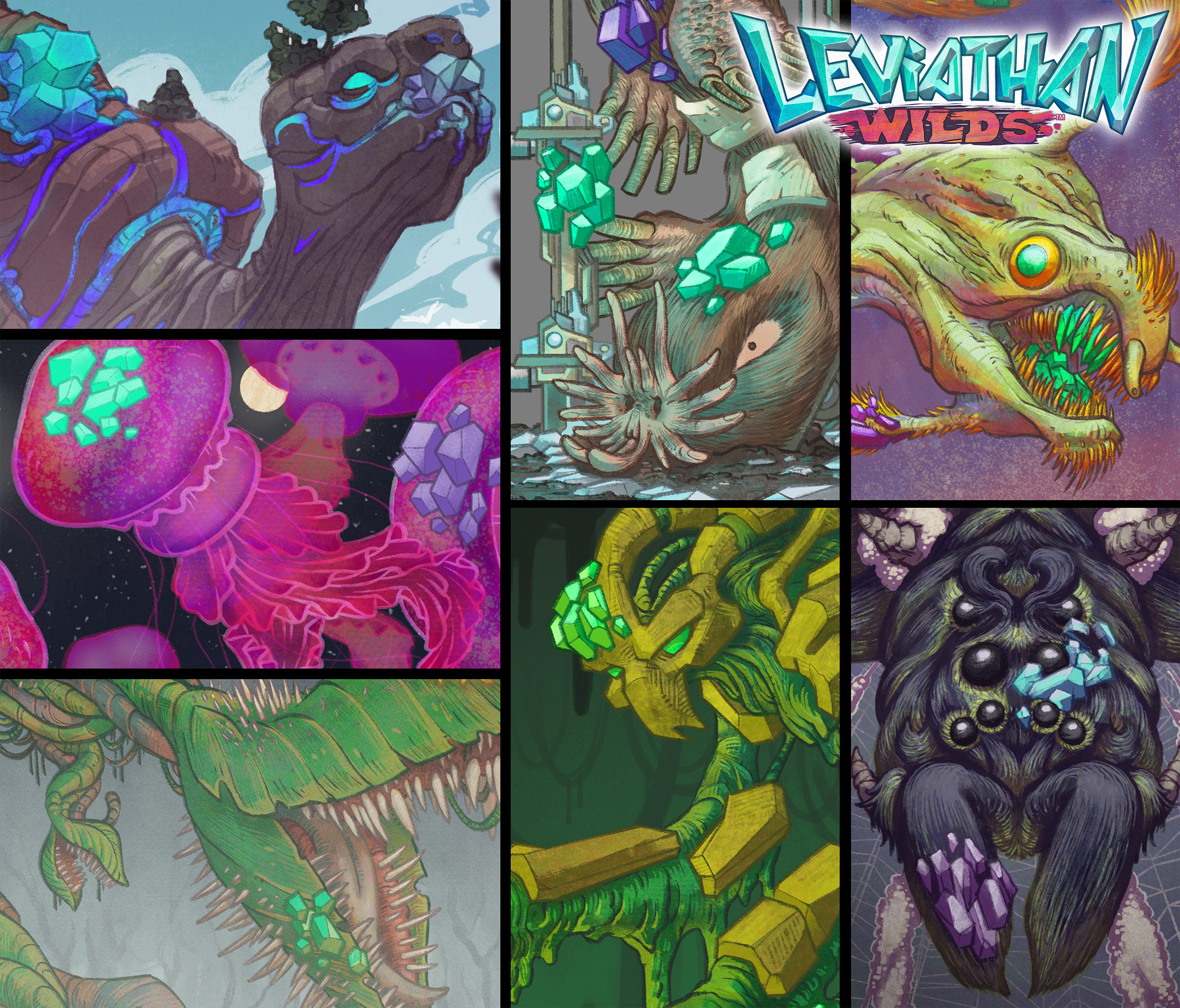 Leviathan Wilds Second Printing (Plus Deepvale Expansion!) by Moon Crab ...