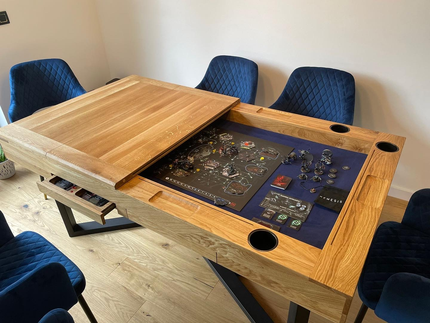 Tailor-made Board Game Tables by The Crown - Gamefound