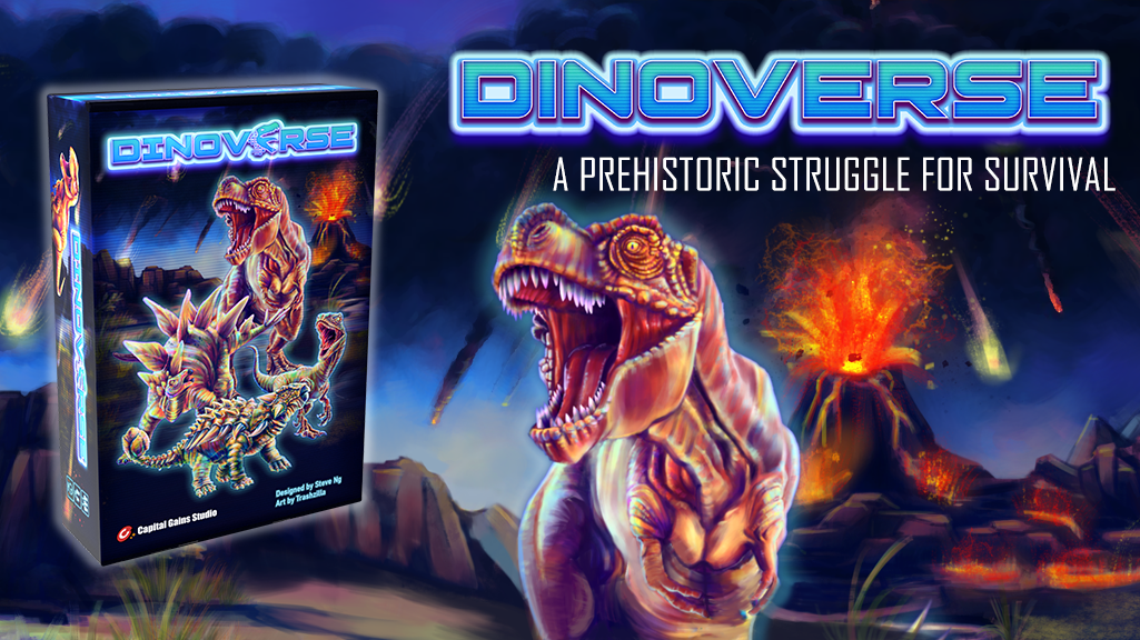 Dinoverse: A Dinosaur Card Game by capitalgainsstudio - Gamefound