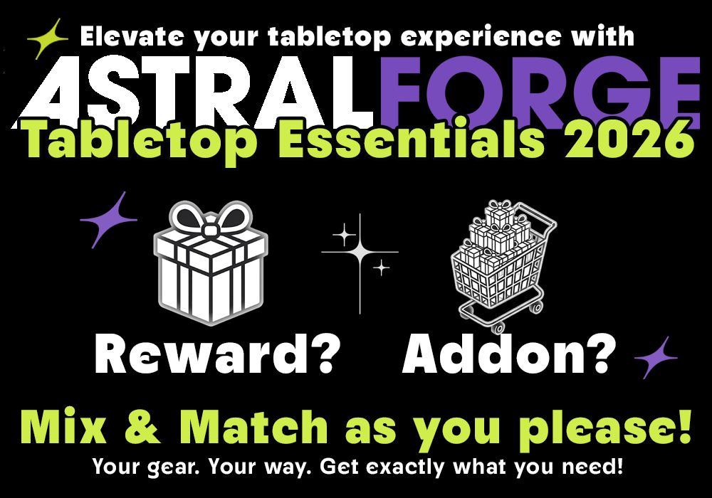 Astral Forge: Tabletop Essentials 2026 by Astral Forge - Gamefound