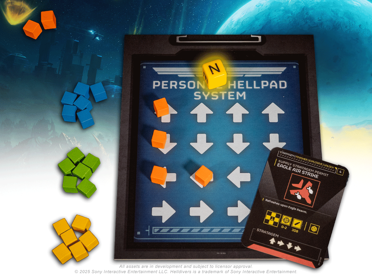 Hellpad HELLDIVERS 2: The Board Game by Steamforged Games - URGENT BROADCAST ...