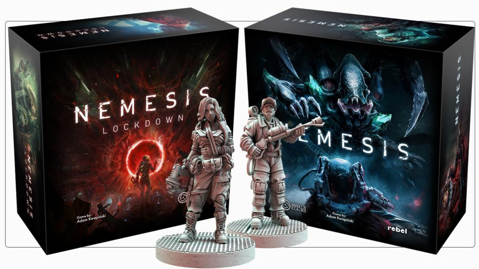 Free Shipping! Brand New Nemesis Board Game by Awaken Realms and Rebel 