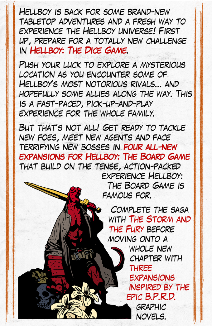 Hellboy: The Dice Game is a fast-paced exploration title about fighting  frog monsters