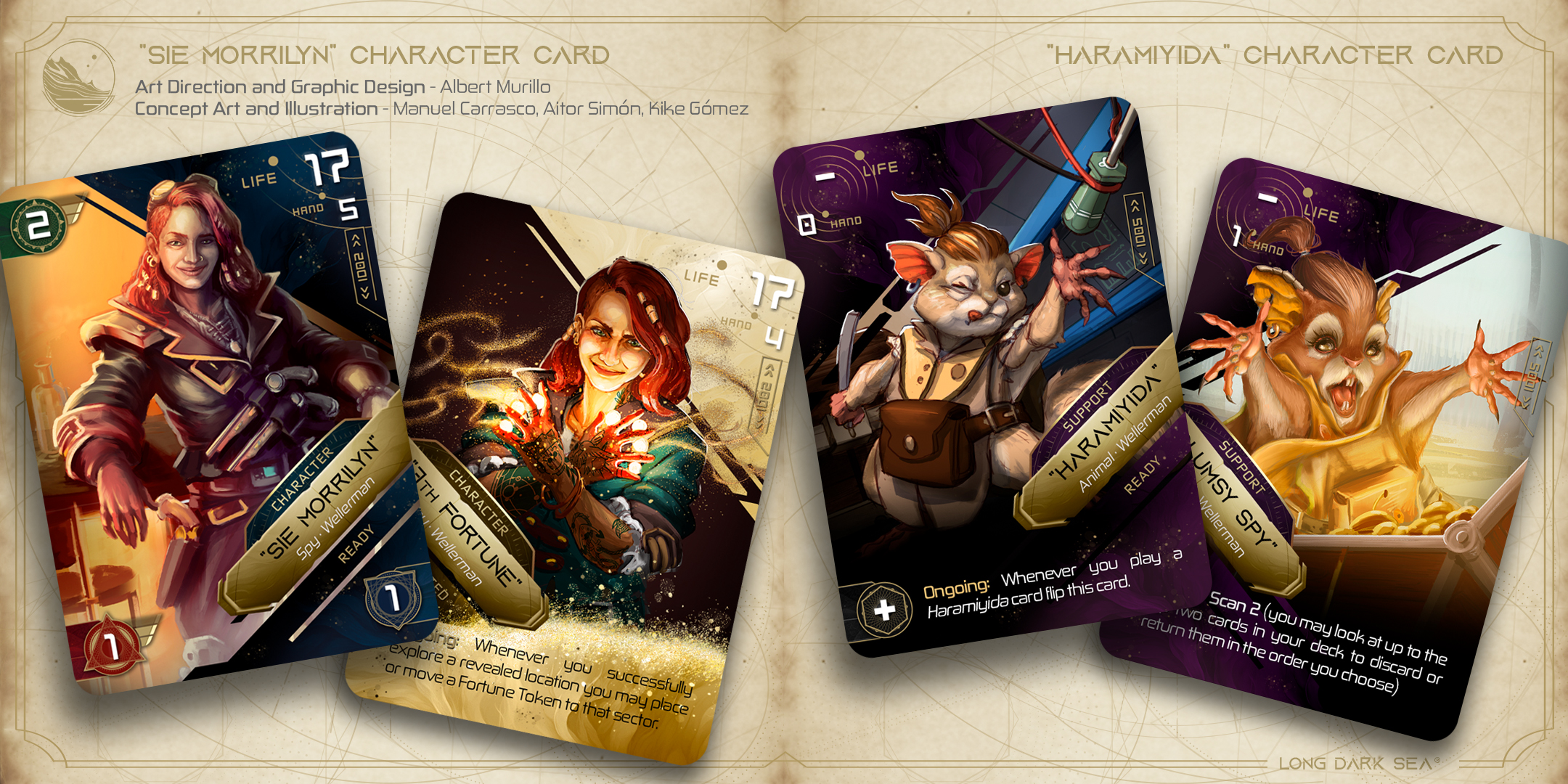 LONG DARK SEA by DELUSIO GAMES - New Playable Characters - Gamefound