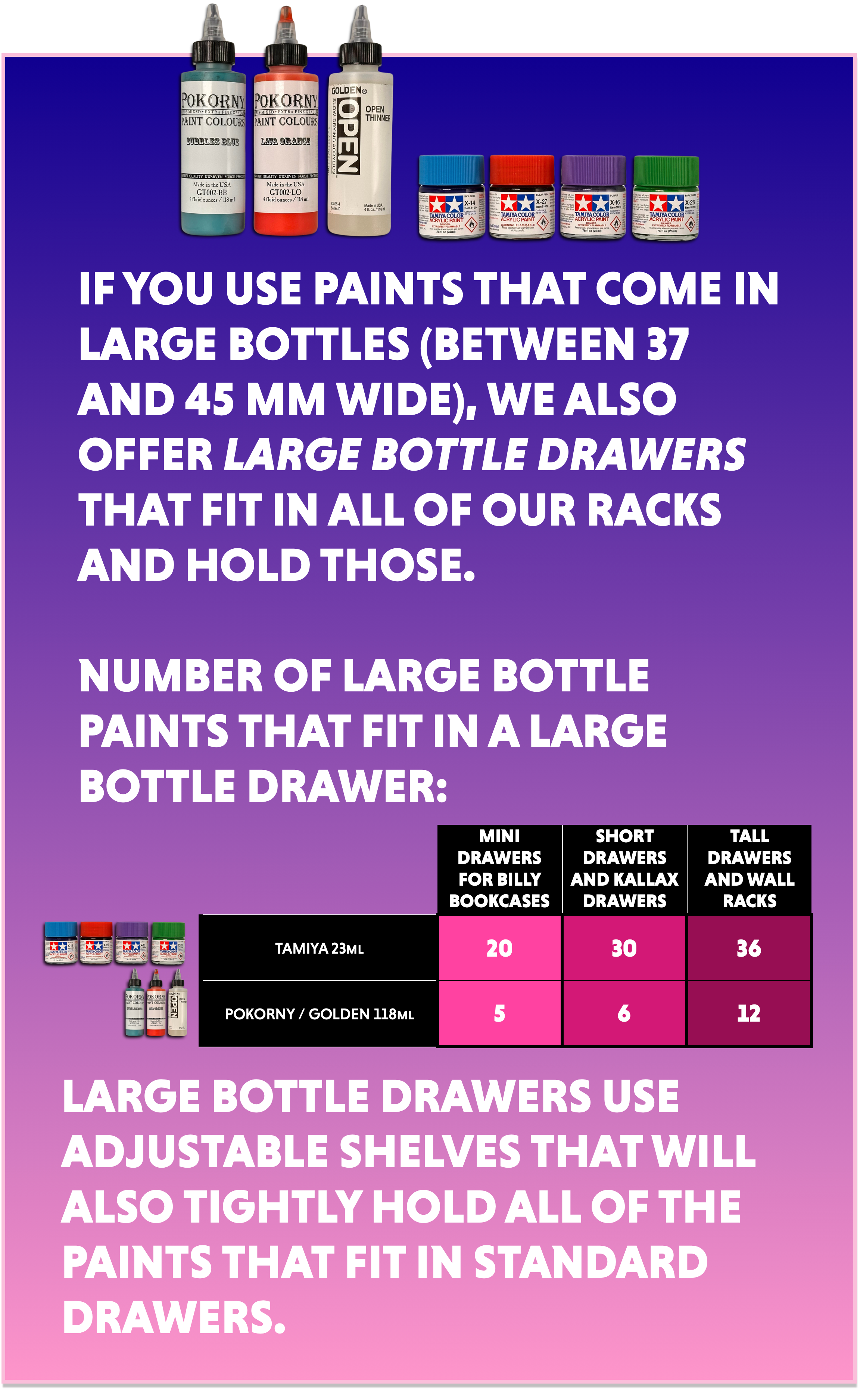 MIXRACK Modular Paint Storage and Hobby Workstation by Grim Rabbit ...