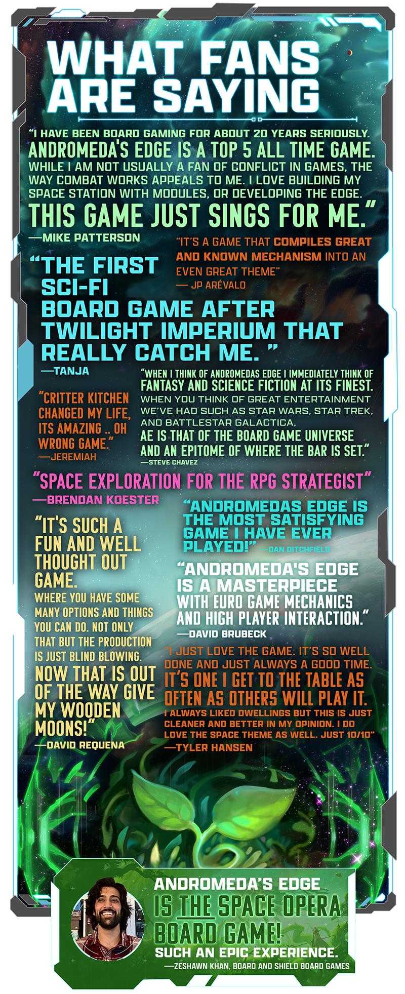 Andromeda Play Andromeda's Edge: Genesis by Cardboard Alchemy - Gamefound
