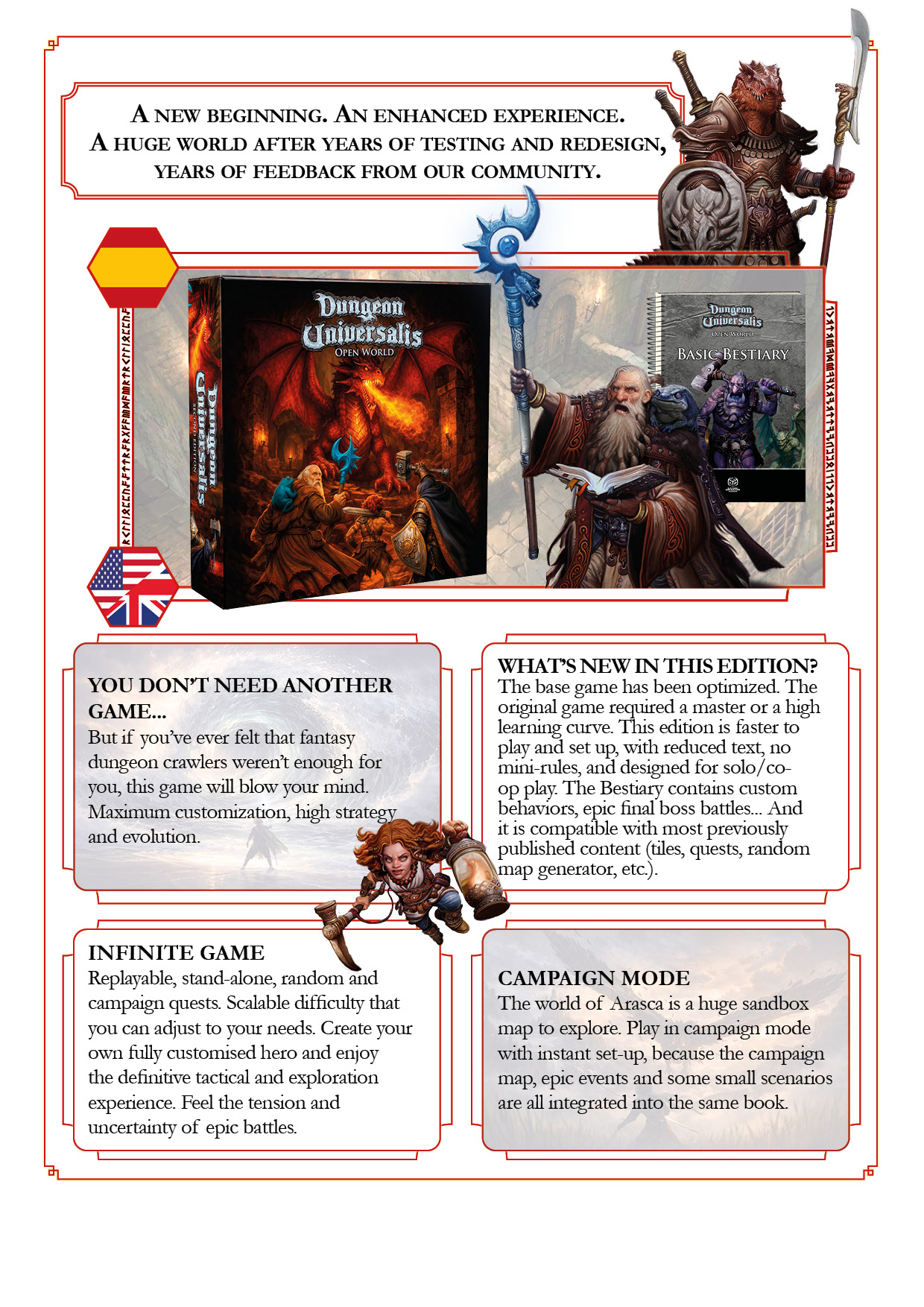 Dungeon Universalis Open World (a new edition of DUN) by Ludic Dragon ...