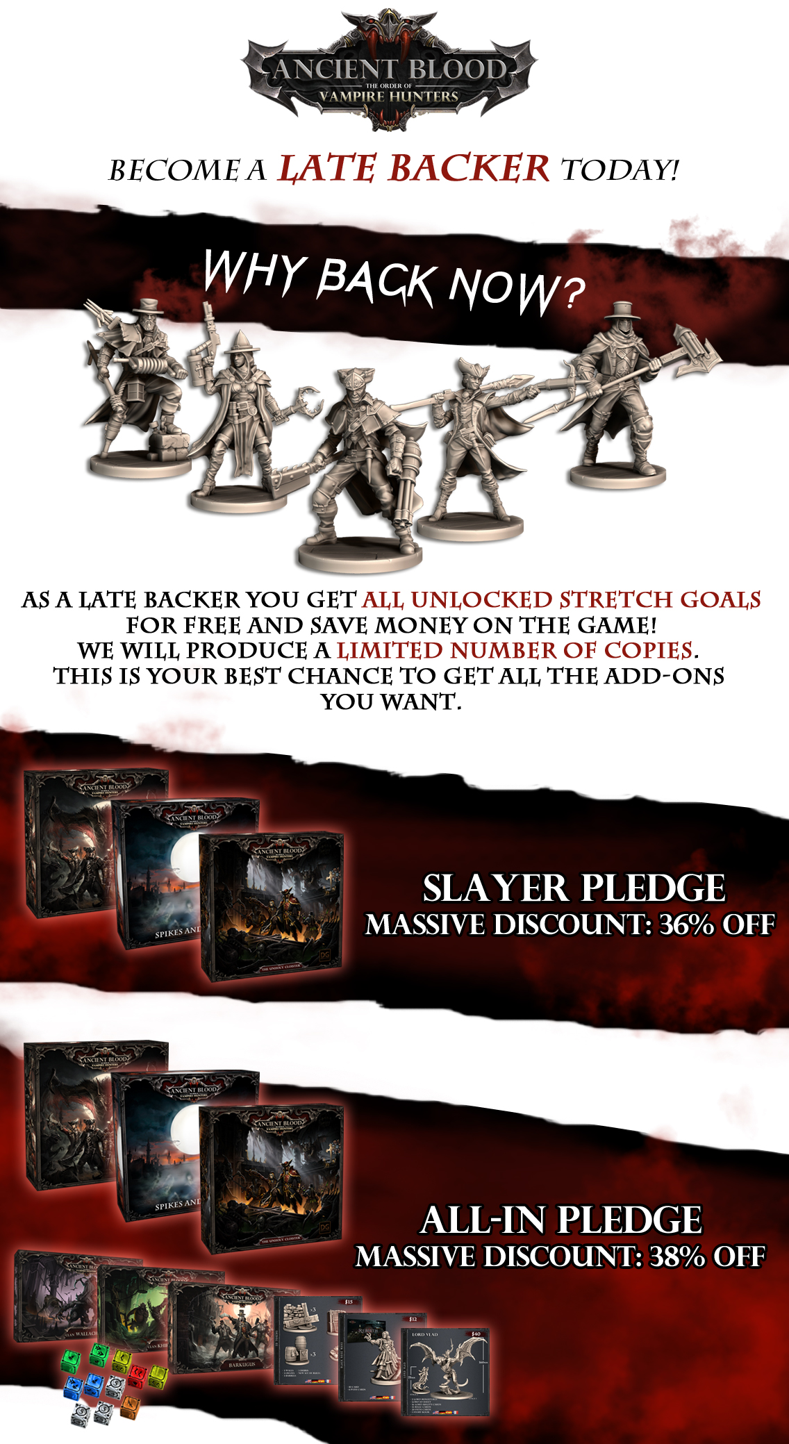 Vampire Hunters: Slayer Pledge Level (Kickstarter Special)