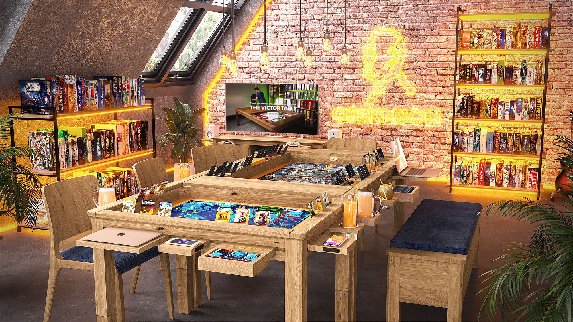 The Victor – Everyday Gaming Table by Geeknson by Geeknson Team ...