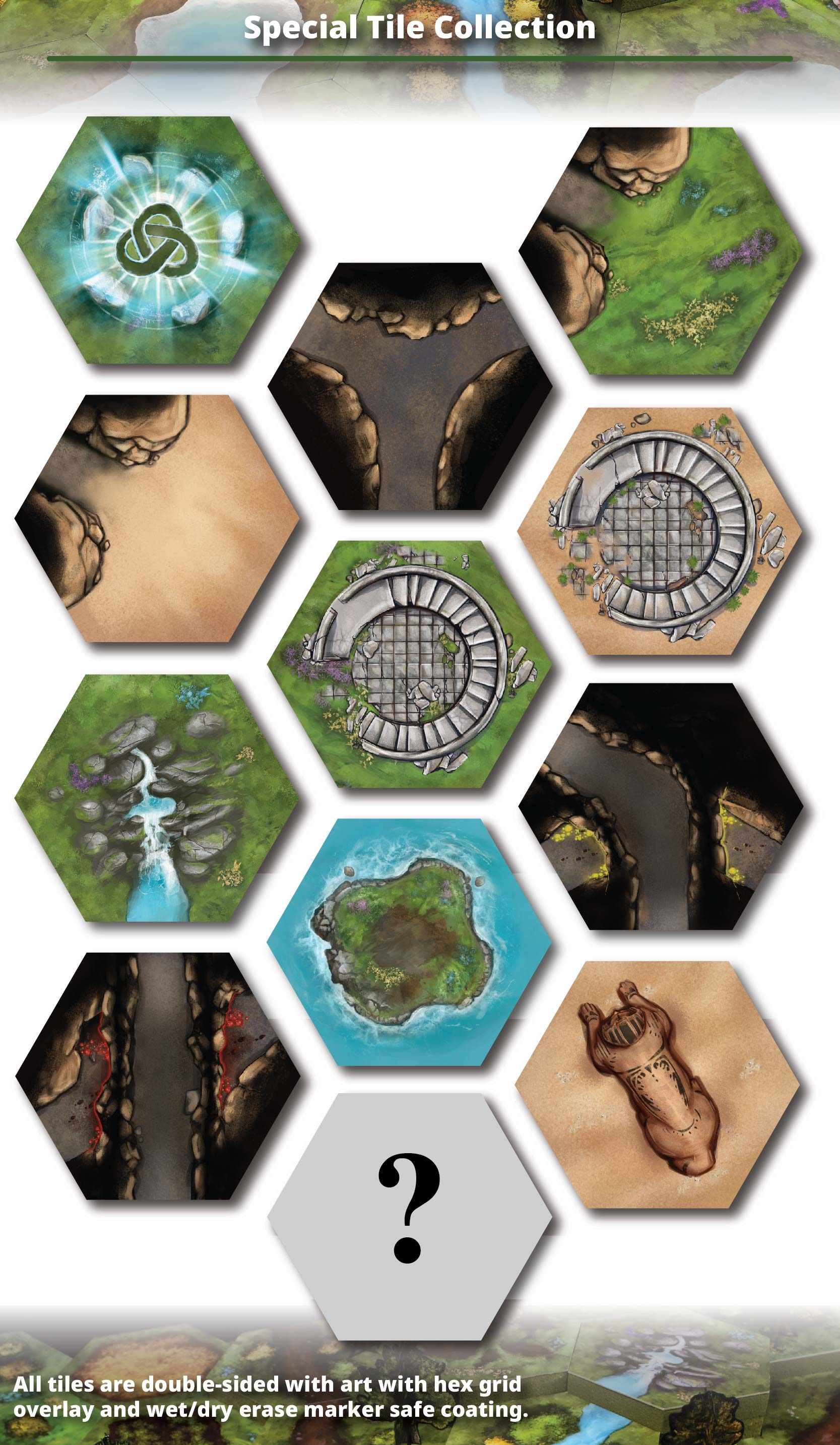 TerraTiles: Hexagon Terrain Tiles for RPGs and Wargames by Ravenkeep -  Countdown to Launch - May 19th - Gamefound