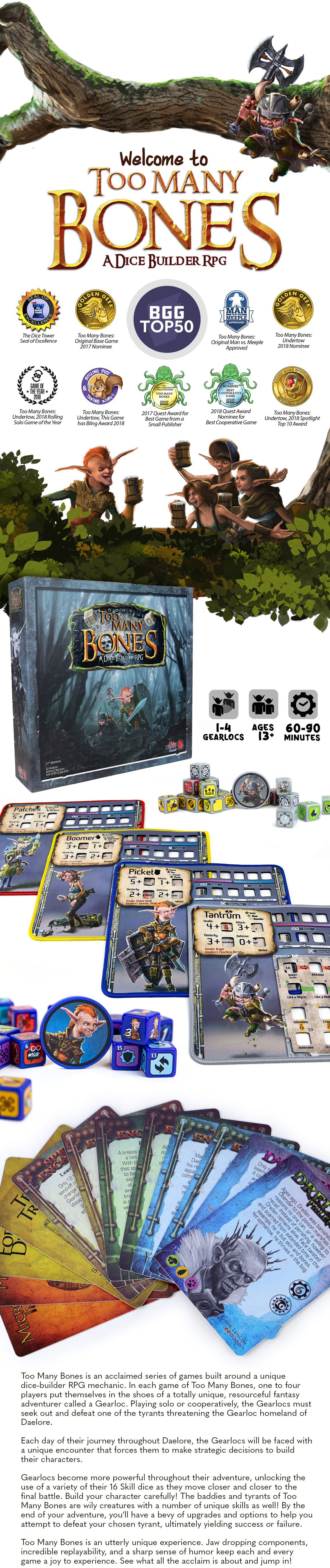 Too Many Bones: Unbreakable by Chip Theory Games - Too Many Bones Base ...