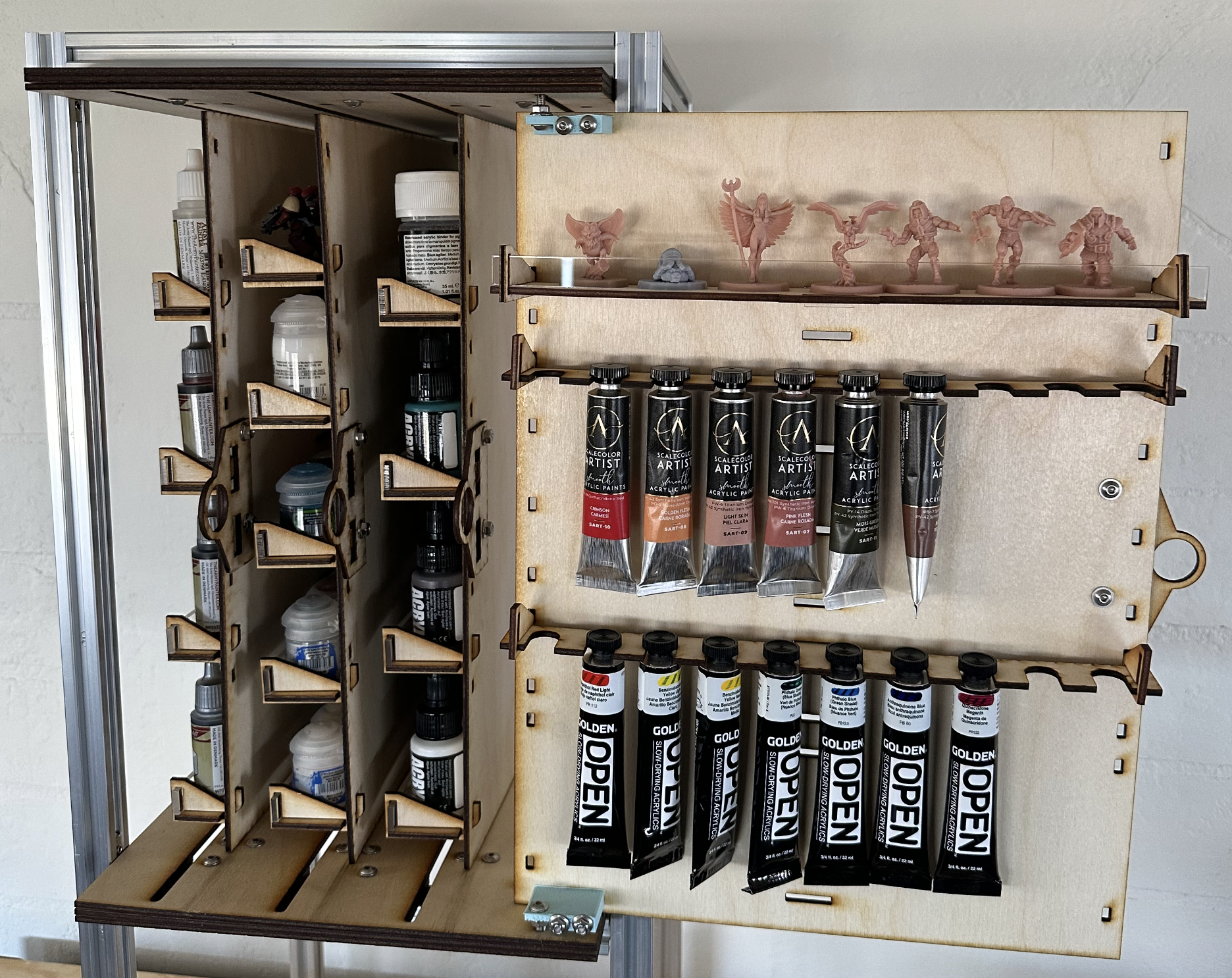 MIXRACK Modular Paint Storage and Hobby Workstation by Grim Rabbit ...