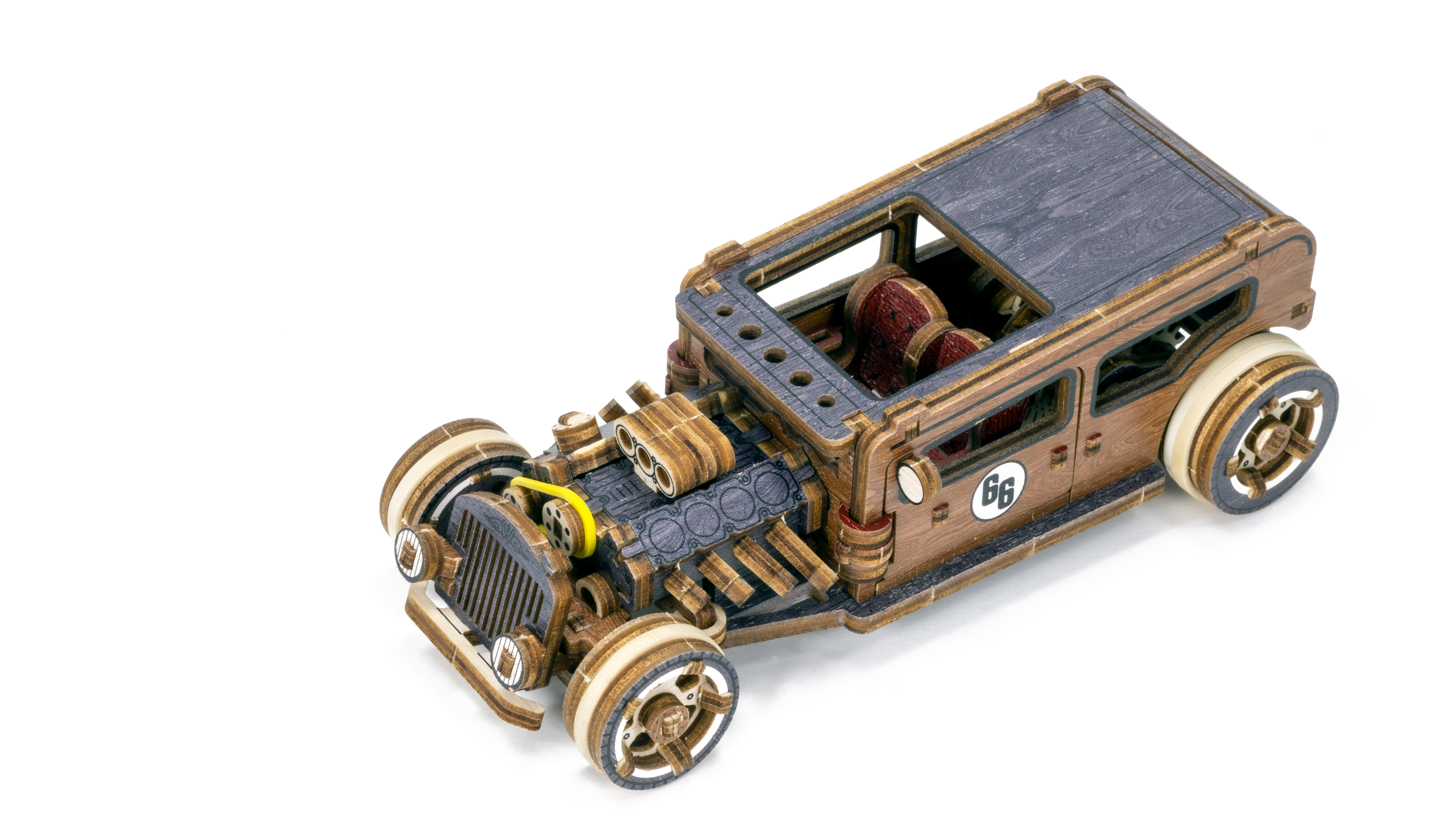 Wooden Painted Mechanical Model sets - LIMITED EDITION by WOODEN