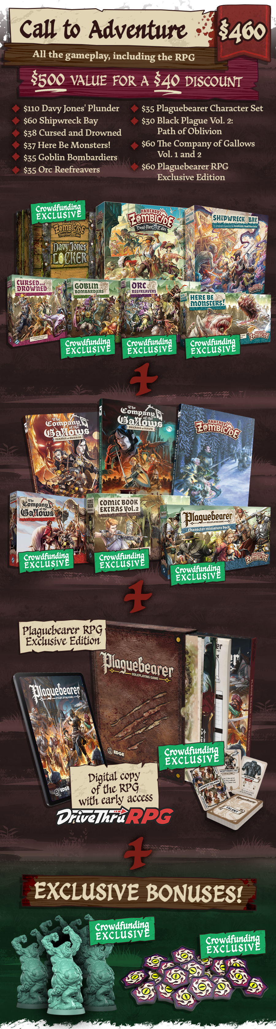Zombicide: Dead Men Tales by Fantasy Flight Games - Gamefound