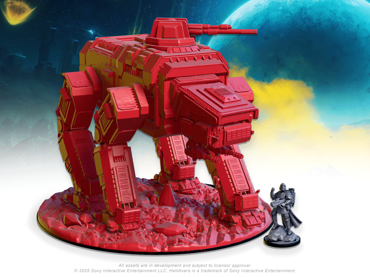 HELLDIVERS 2: The Board Game by Steamforged Games - The Factory Strider ...