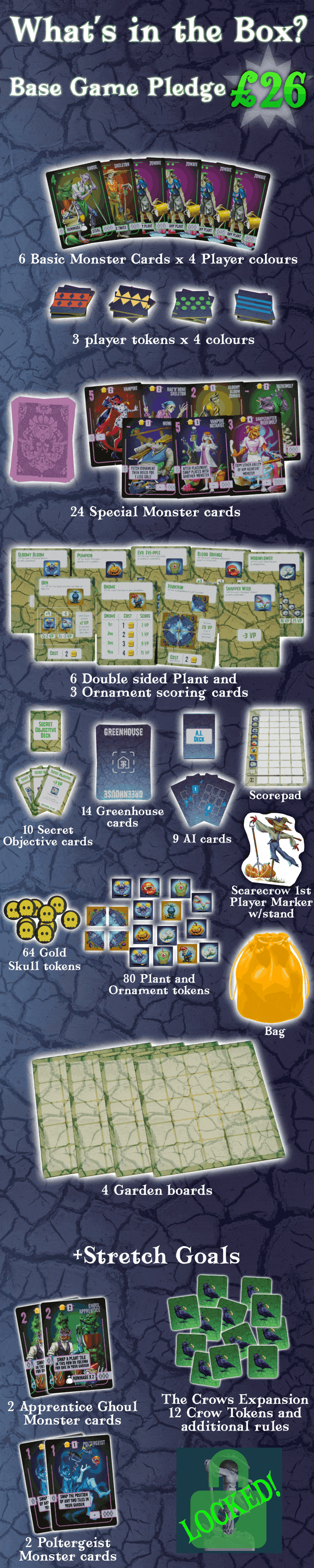 Haunticulture The Board Game by Tinkerbot Games Haunticulture Base