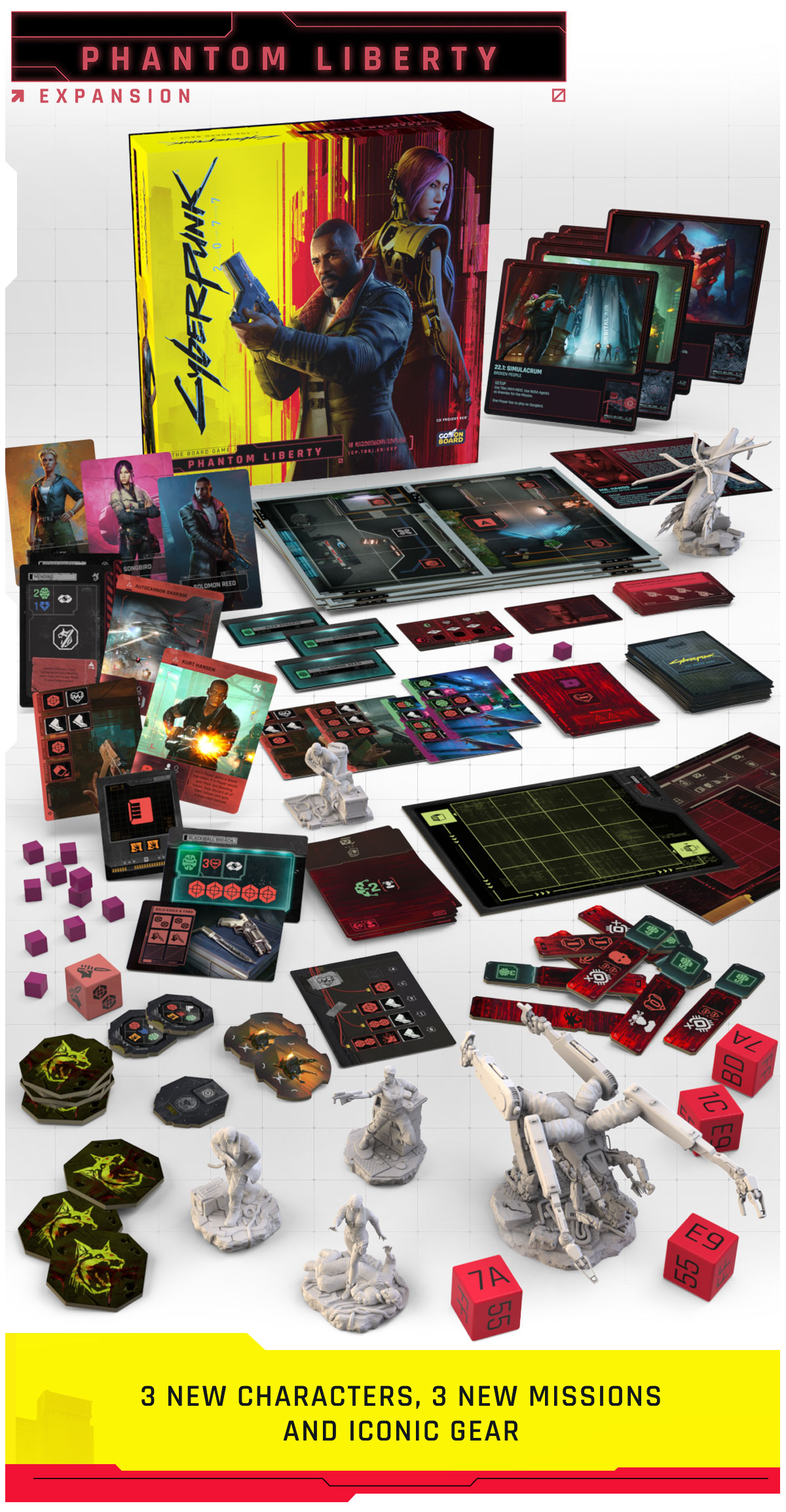 Cyberpunk 2077 - The Board Game by Go On Board - Gamefound
