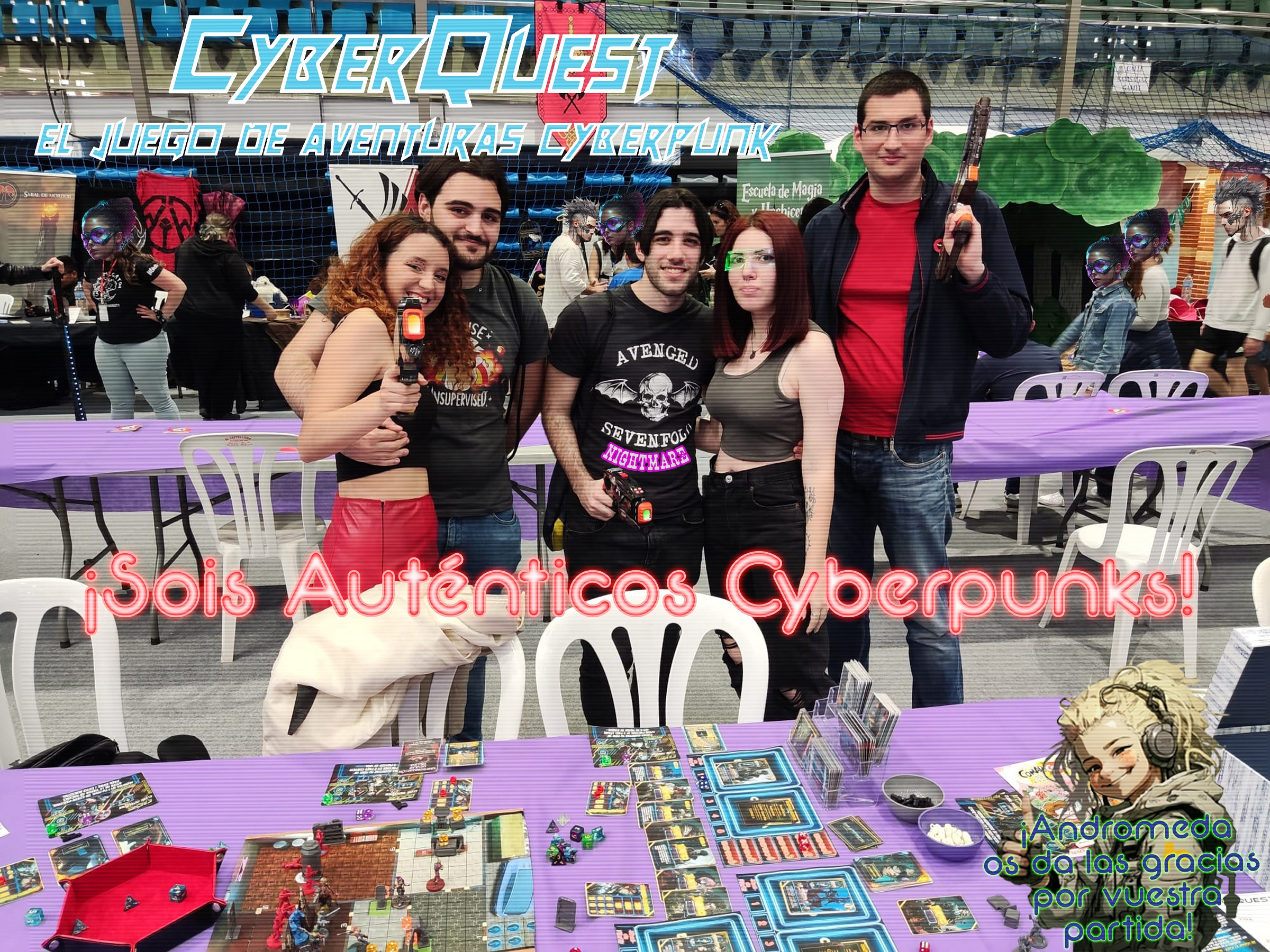 CyberQuest. The Game of Cyberpunk Adventures by Infinity Darkness Games ...