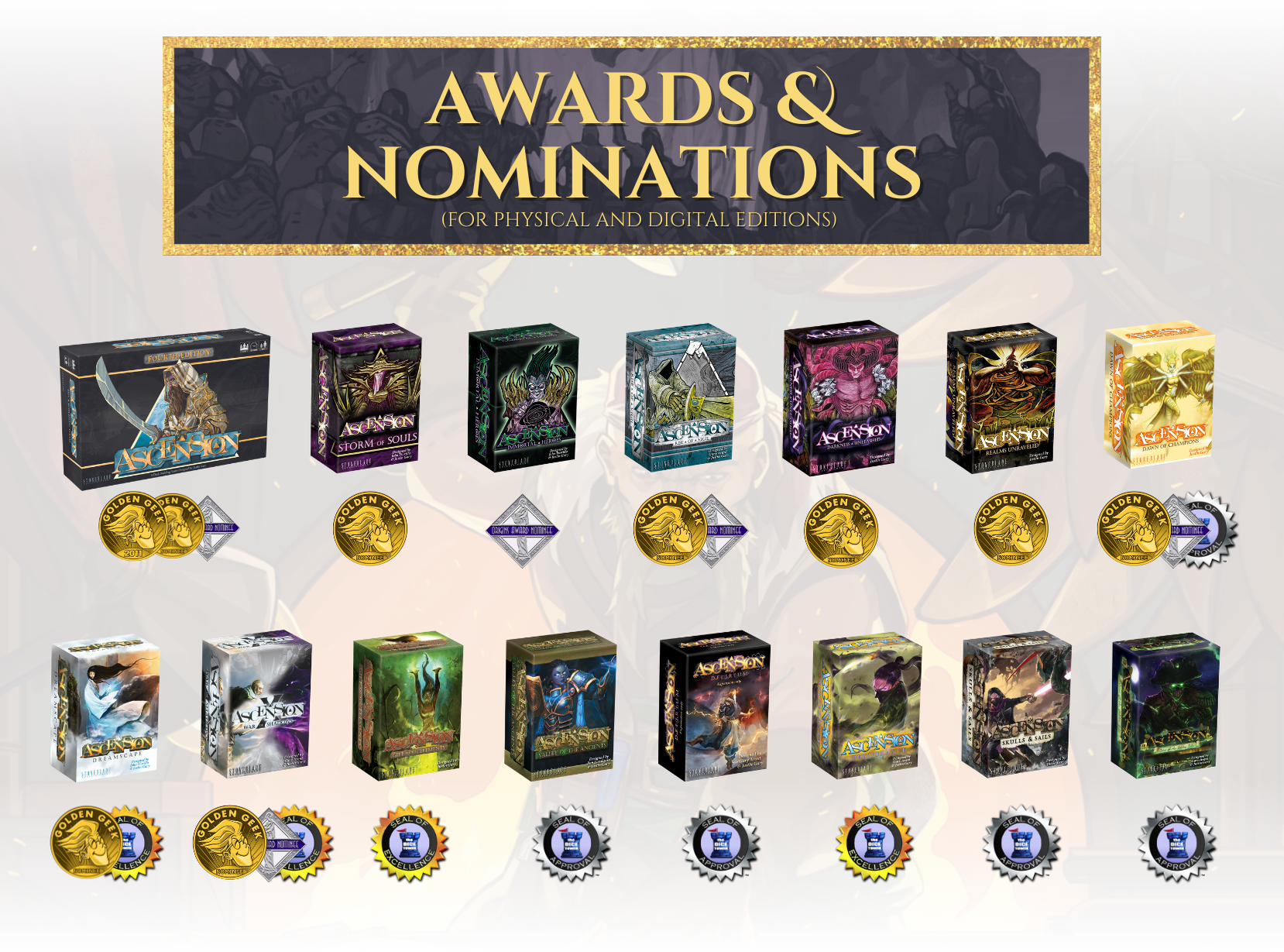 Ascension Legends by Stone Blade Entertainment - Gamefound