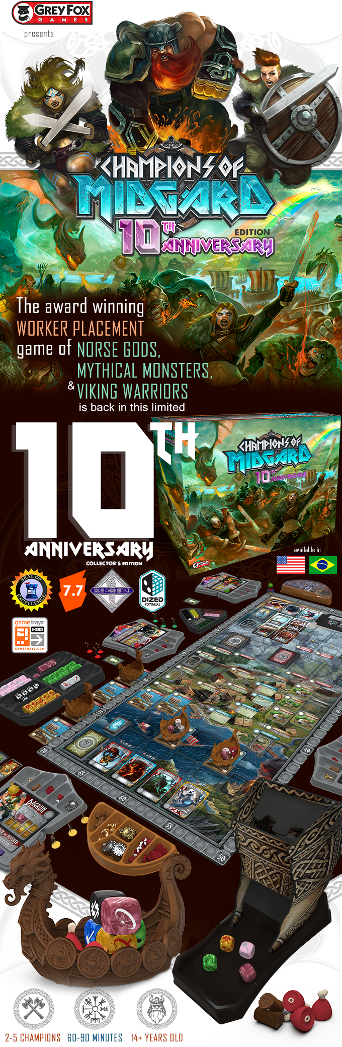 Champions of Midgard 10th Anniversary Edition by Grey Fox Games