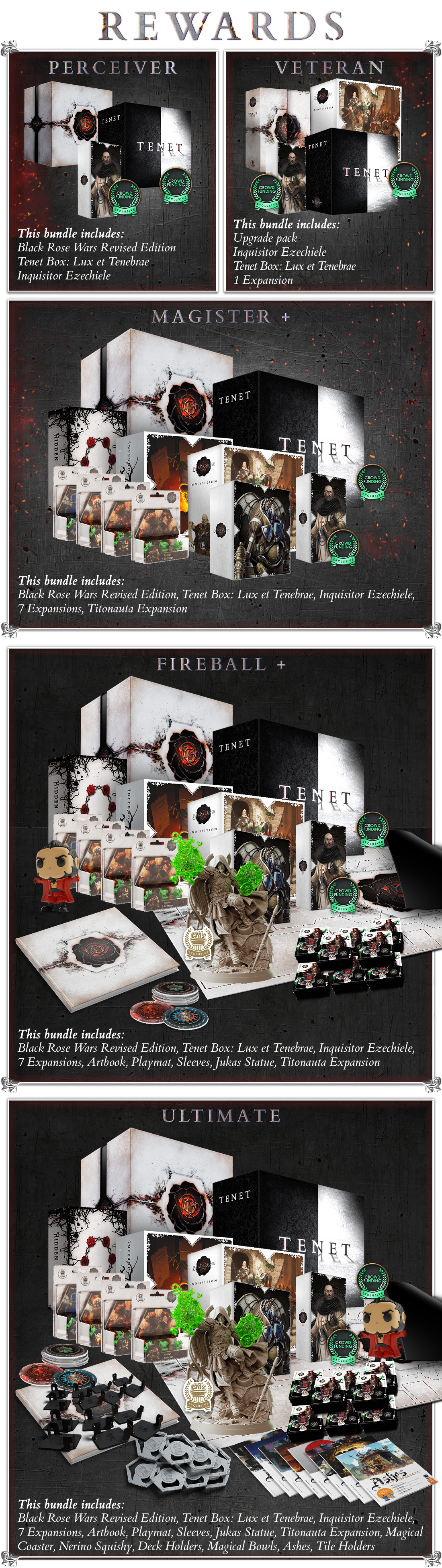 CACUS AVATAR +CARTES EN FRANCAIS/EXT.ANTIQUITES/BLACK ROSE WARS