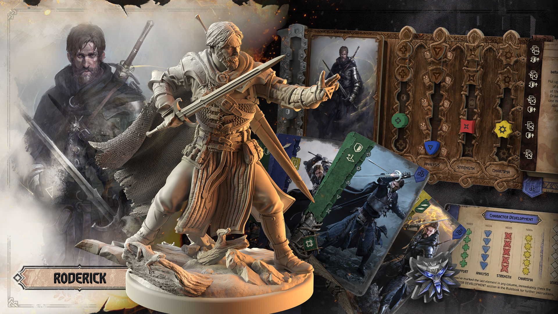 The Witcher Roderick The Witcher: Legacy by Go On Board - Solo Gameplay Video + All the Ways ...