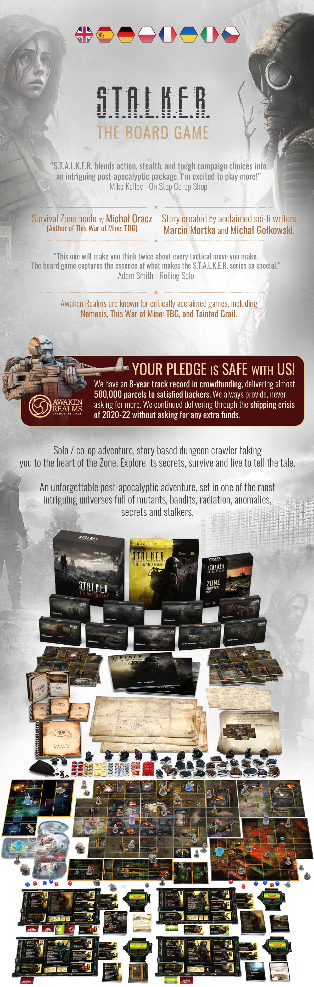 S.T.A.L.K.E.R. The Board Game by Awaken Realms - Gamefound