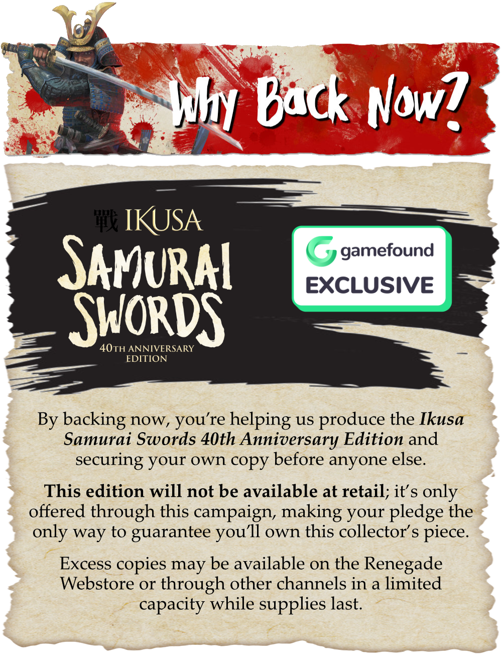 Ikusa 40th Anniversary Edition by Renegade Game Studios - Gamefound