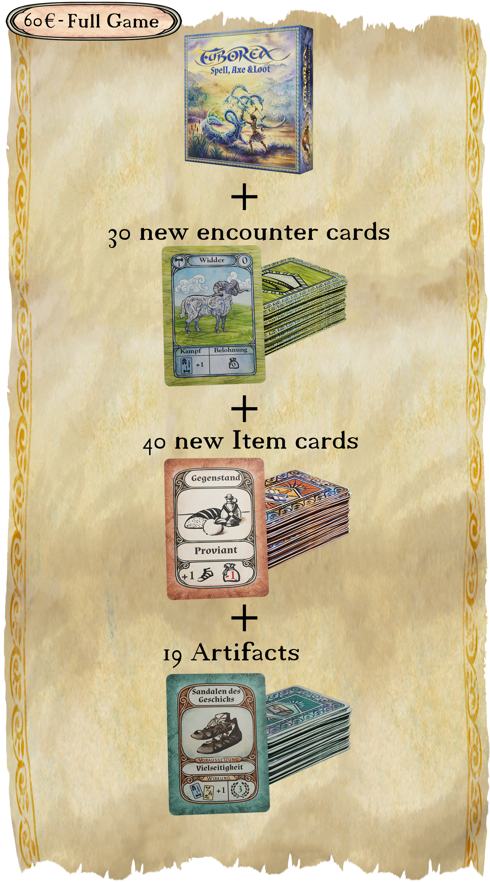 Euborea Spell, Axe & Loot by Martin Baer Euborea Spell, Axe