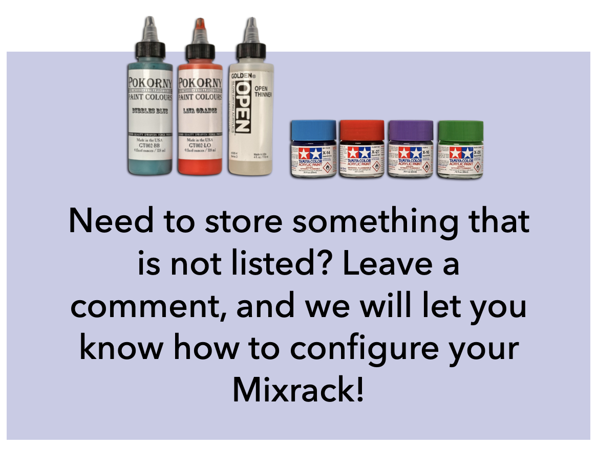 MIXRACK Modular Paint Storage and Hobby Workstation by Grim Rabbit ...