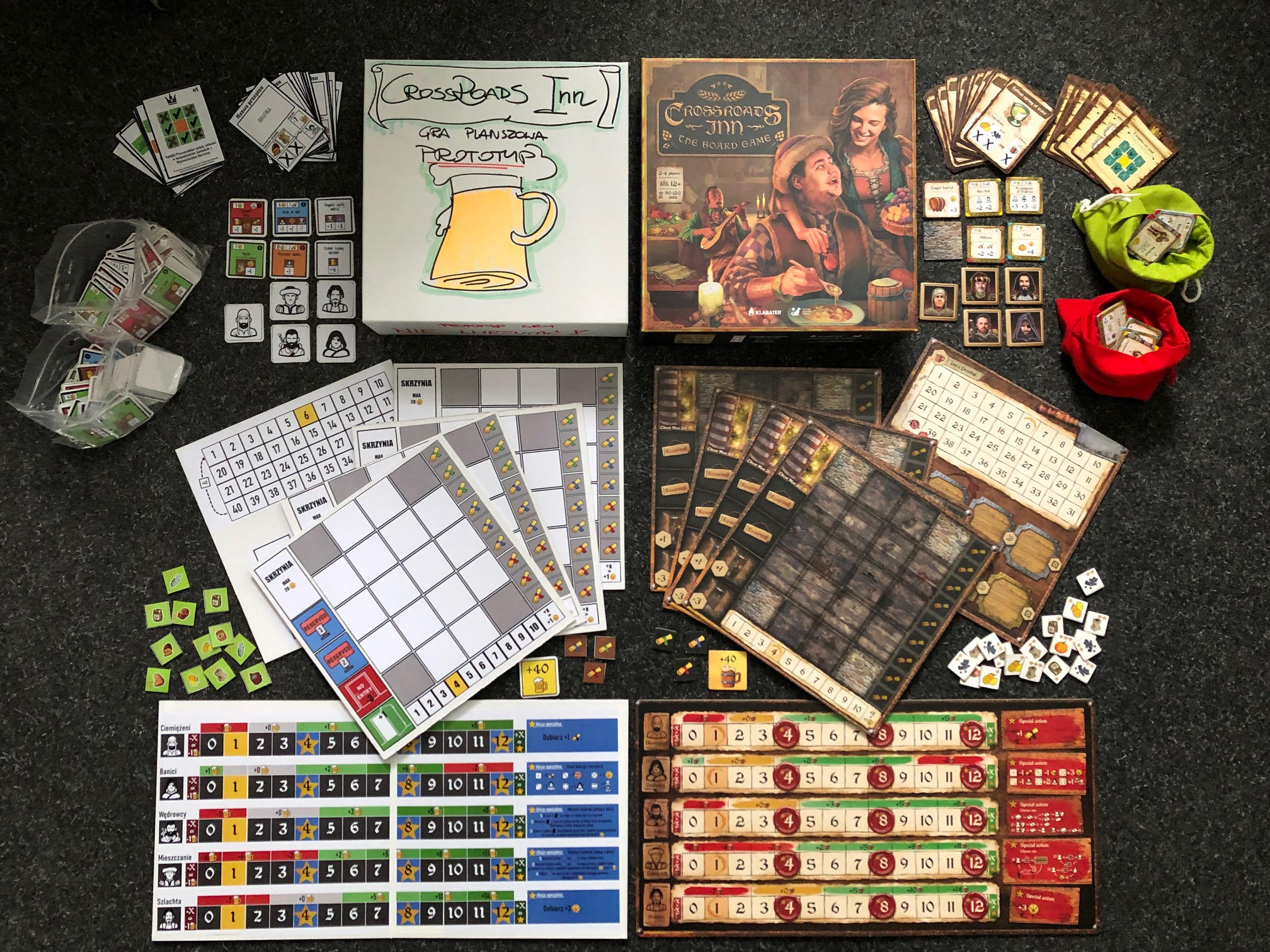 Crossroads Inn The Board Game by Klabater S.A. to Crossroads